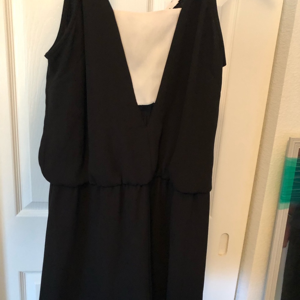 Black and white romper